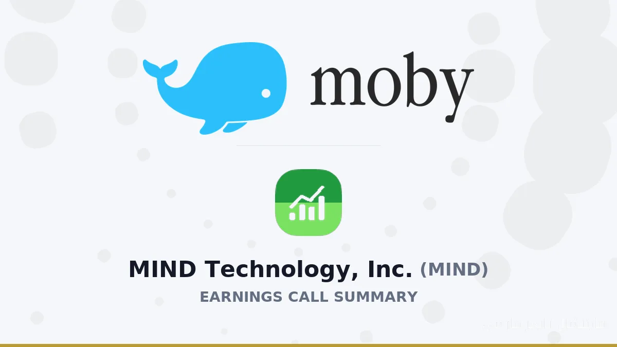 MIND Technology, Inc. avec des résultats financiers impressionnants au T2 2027 !