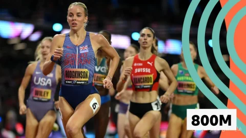 Keely Hodgkinson به فینال 800 متر صعود کرد؛ Veronica Vancardo در حادثه‌ای تلخ زمین خورد