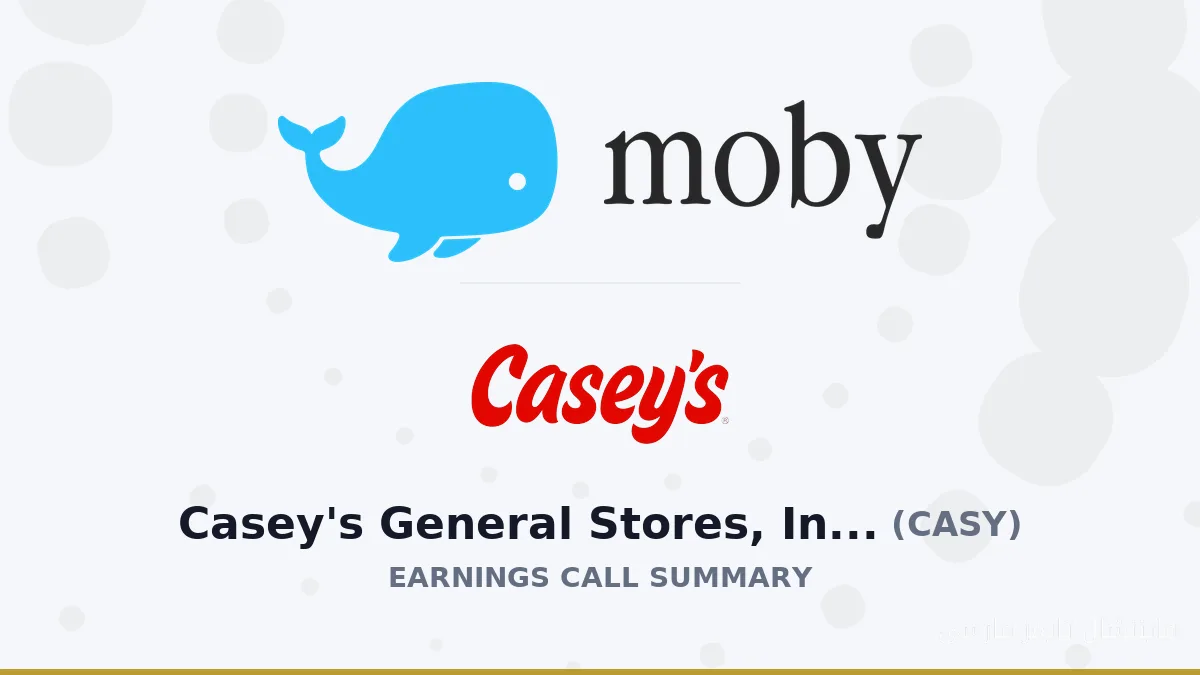 گزارش درآمدی Casey's General Stores: شکافهای غیرمنتظره در Q1 2027